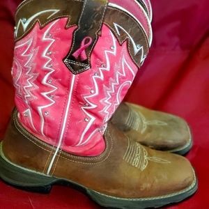 Durango Pink Ribbon boots